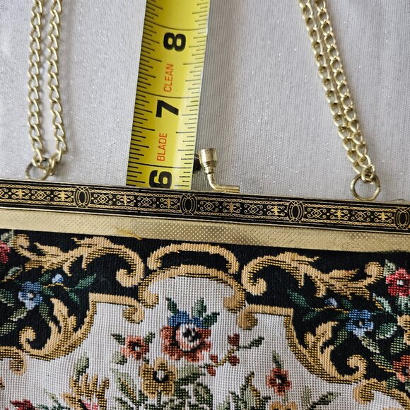 Vintage Tapestry Evening Purse - Picture 7 of 10